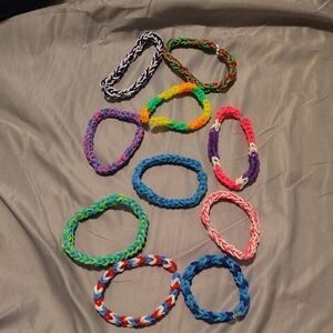 Colorful Kids Braided Bracelets Set